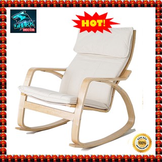 (GIÁ RẺ NHẤT) Ghế thư giãn - Ghế Poang cổ điển cao cấp KT : 98 x 82 x 68 cm ( Màu Đen , Màu Sữa, Màu Xanh Lam)