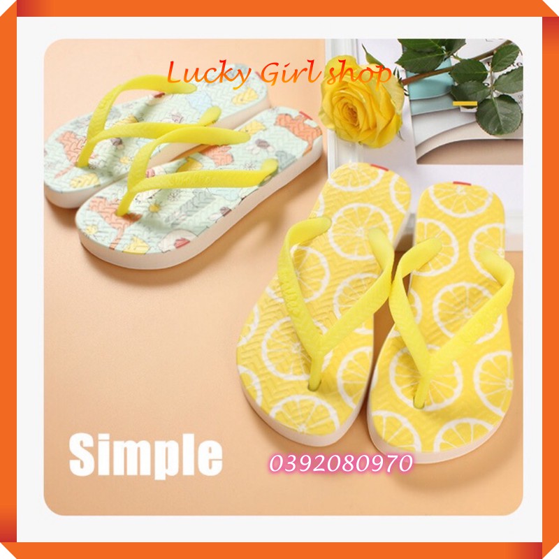 Dép Nữ Xỏ Ngón Austrabee Mặt Dép Quả Cam cao Su Mềm Êm Chân Size 36-39 - Hàng Việt Nam Chất Lượng Cao - Lucky Girl shop