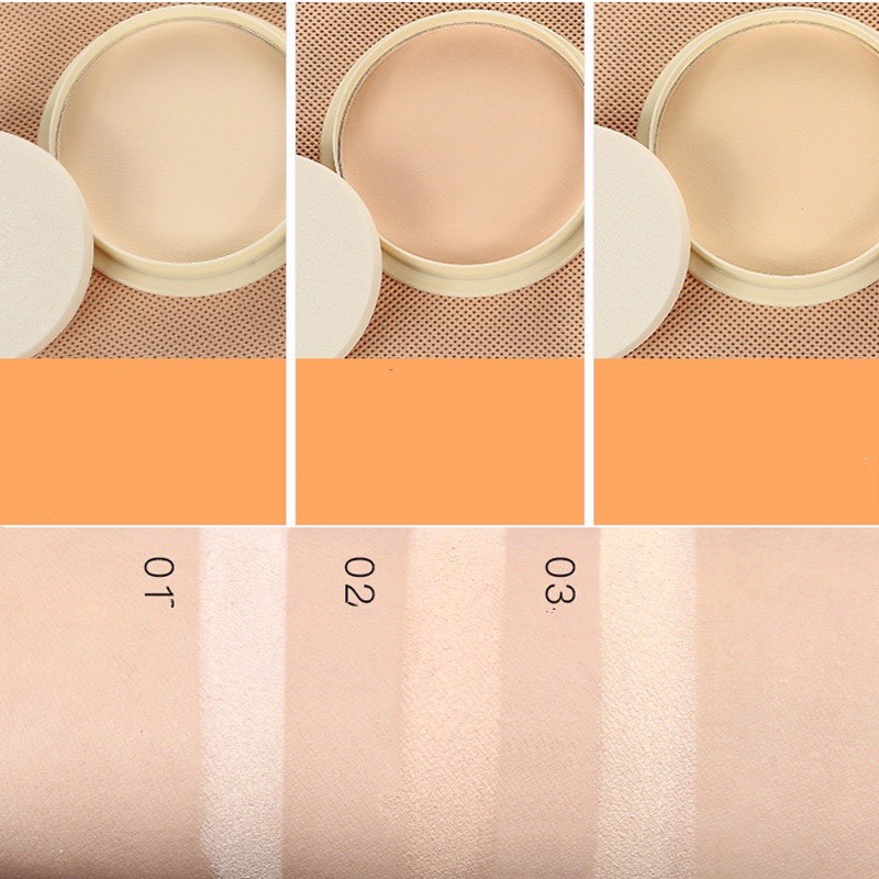 [P01] Phấn phủ dạng nén, Phấn nền Lideal Chiết Xuất Đậu Nành Cao Cấp làm sáng da giữ lớp trang điểm lâu trôi | BigBuy360 - bigbuy360.vn