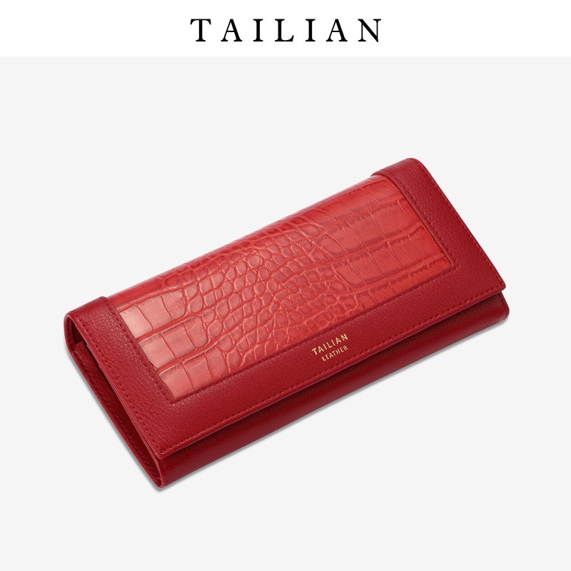 Ví/Bóp dài cầm tay nữ đẹp thương hiệu Talian chính hãng nhiều ngăn, thời trang, chất liệu da PU cao cấp VD30