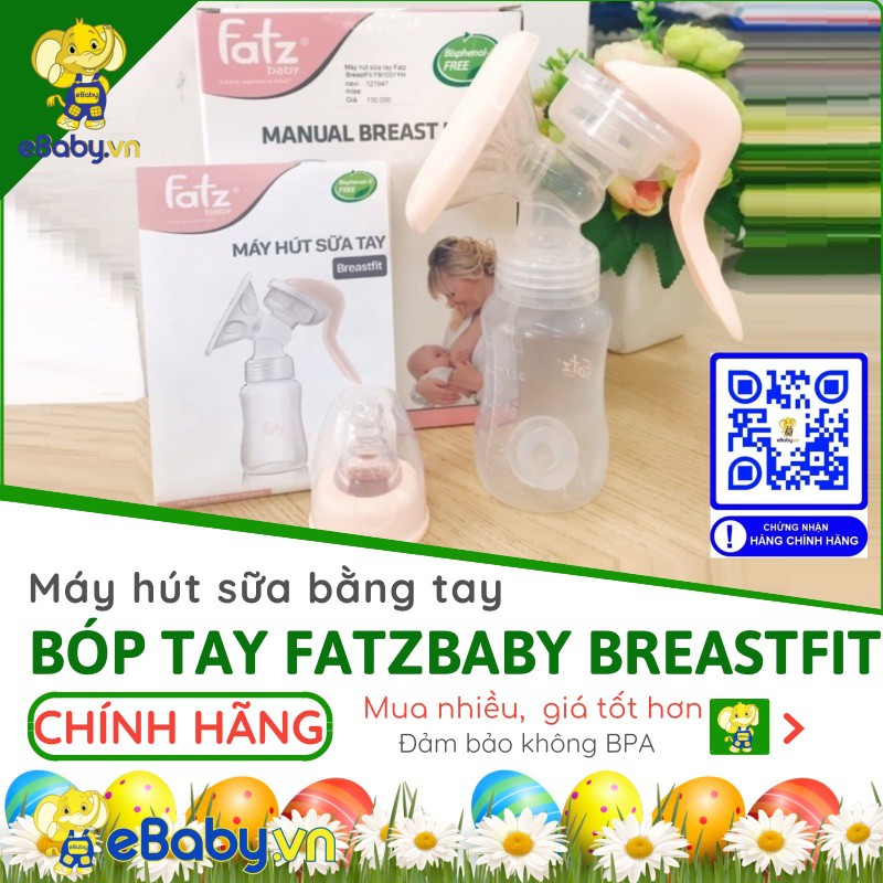 MÁY HÚT SỮA TAY FATZ BREASTFIT - FATZBABY FB1001YH - Bảo hành 12 tháng toàn quốc