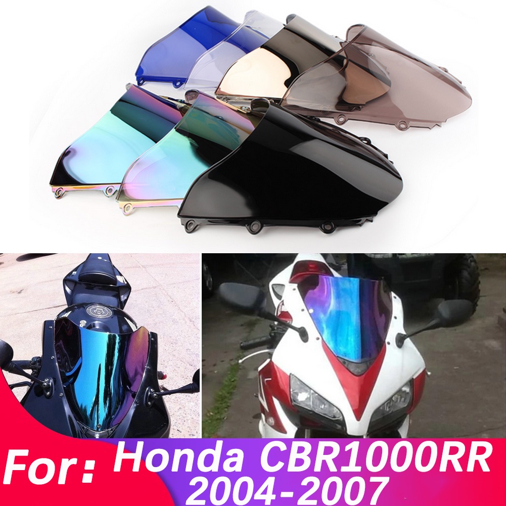 Kính Chắn Gió Bằng Nhựa ABS Cho Xe Mô Tô Honda CBR1000RR CBR 1000 RR 2004 2005 2006 2007