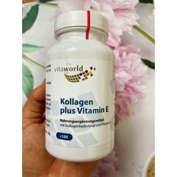 🌸 Viên uống KOLLAGEN PLUS VITAMIN E - Hộp 100v 🌸