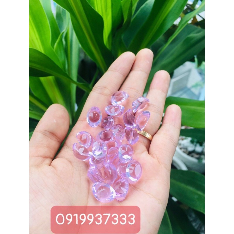 Thỏi vàng thủy tinh nhí 1cm ( nhiều màu )