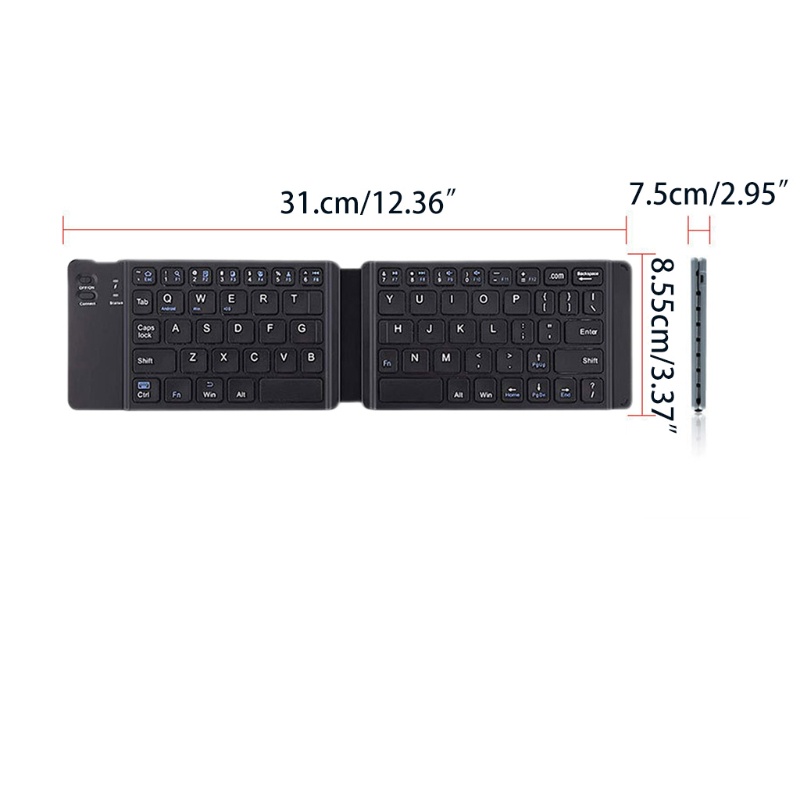 Bàn Phím Bluetooth Không Dây Gấp Gọn Siêu Mỏng btsg 67