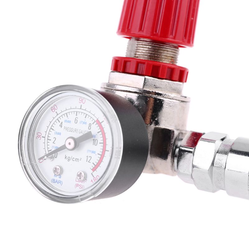 Đồng Hồ Đo Áp Suất Khí Nén 180PSI Dễ Lắp Đặt Có Thể Điều Chỉnh