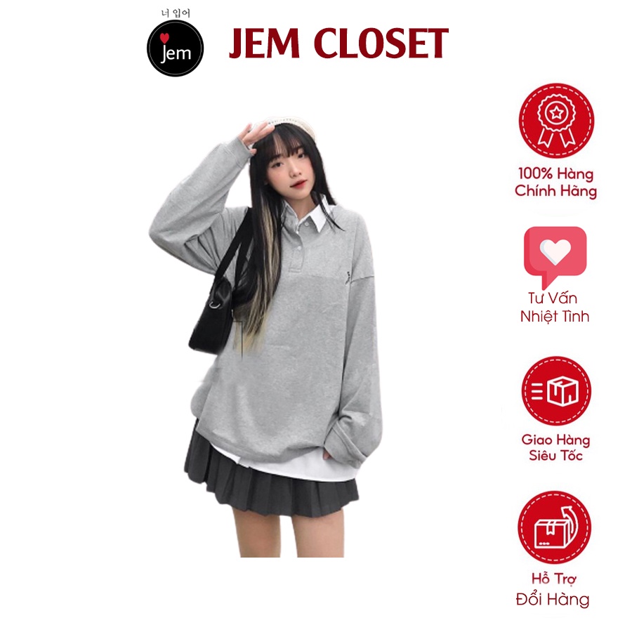 Áo Sweater Form Rộng NEXT Nhiều Màu Phong Cách Trẻ Trung Thu Đông- 1739 ( Jem Closet )