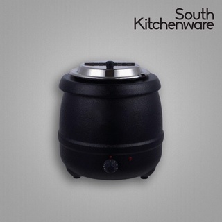 Nồi súp Inox điện đen dụng cụ nhà bếp, nhà hàng buffet