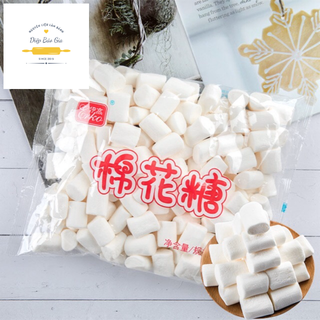  Kẹo bấc trắng  kẹo Marshmallow 500g giảm ngọt 40% 