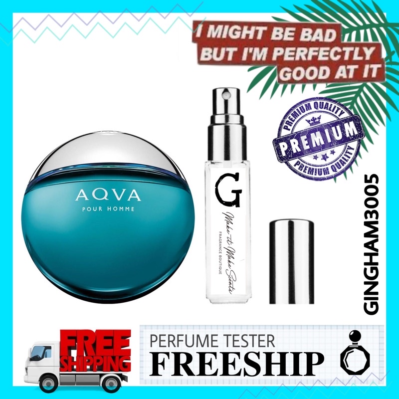 ✦GH✦ Mẫu Thử Nước Hoa BVLgari AQVA Pour Homme 5ml/10ml/20ml | Thế Giới Skin Care