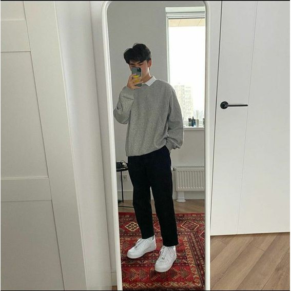 Áo Sweater Trơn Basic Nam Nữ nhiều màu phong cách trẻ trung năng động MAYLANSTORE
