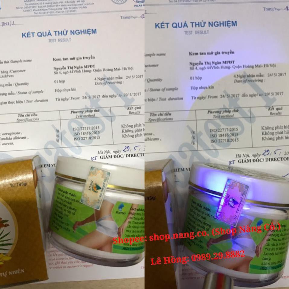 Kem tươi tan mỡ gừng ớt gia truyền > Kem massage Tan mỡ Bụng, Đùi, Bắp tay...