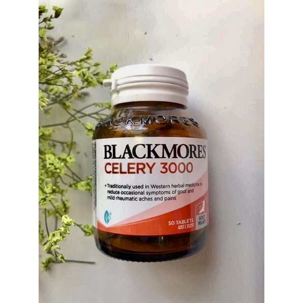 🌈   Viên Uống  Blackmores Celery 3000 phòng ngừa và hỗ trợ bệnh gout  50 viên của Úc