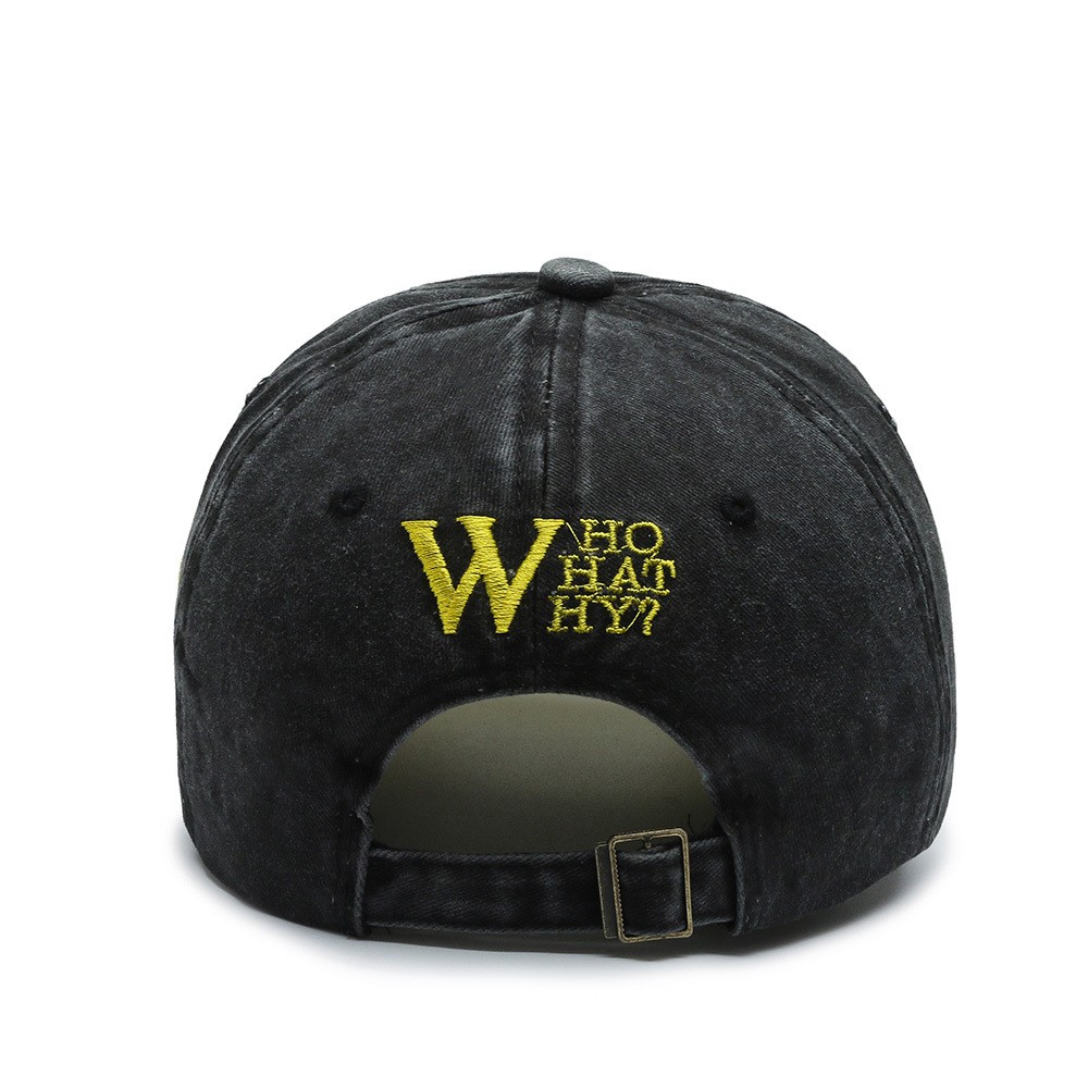 Nón lưỡi trai thêu chữ W thời trang cổ điển