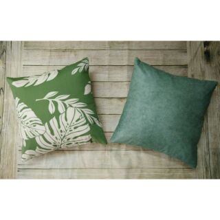 Vỏ gối vuông vải thô Hàn Quốc 45x45 cm, 100% cotton