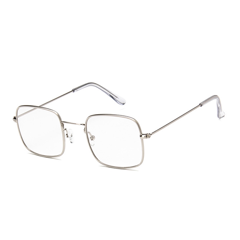 Kính Mát Gọng Vuông Nhỏ Trong Suốt Phong Cách Retro Thời Trang Cho Nam Và Nữ | BigBuy360 - bigbuy360.vn