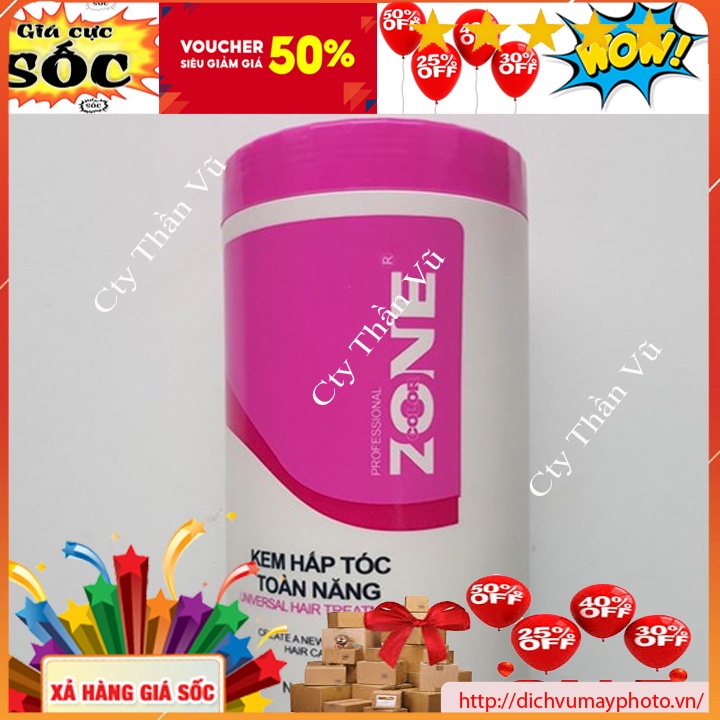 Kem Hấp Tóc Toàn Năng Zone duy trì độ ẩm làm cho mái tóc chắc khỏe suôn mượt tự nhiên
