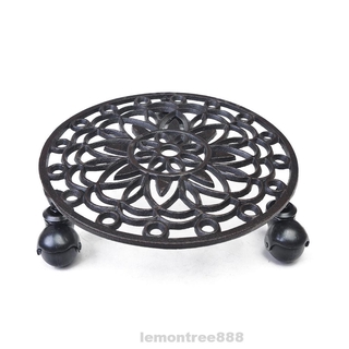 Lock Wheel Cast Iron Moving Rolling Modern Low Noise Plant Stand