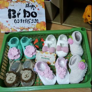 Giày len handmade cho bé !!
