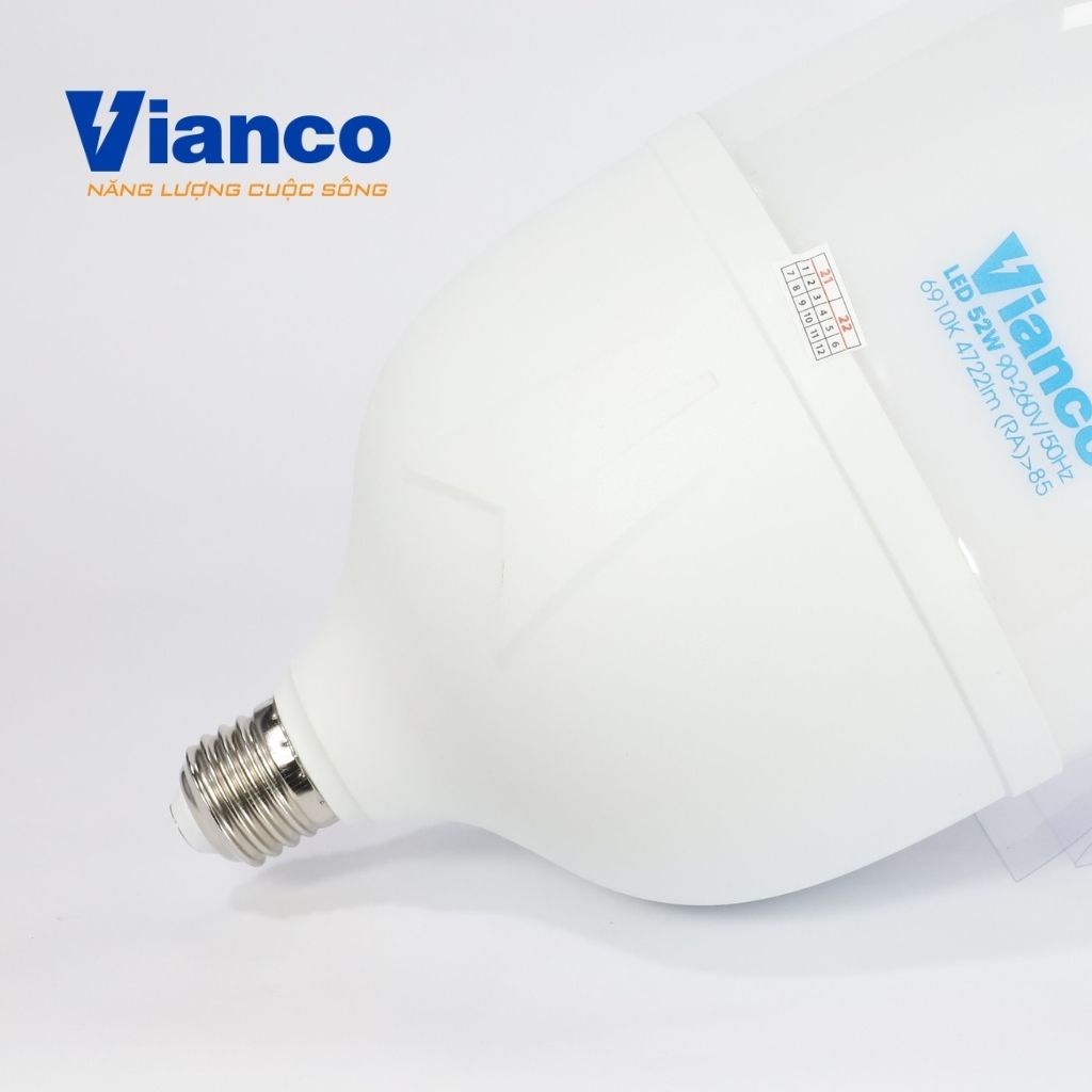 Bóng Led Trụ Rebel VIANCO Thiết Kế Mới Hiện Đại, Công Nghệ Ánh Sáng Thông Minh Bảo Vệ Thị Lực, Công Suất Lớn