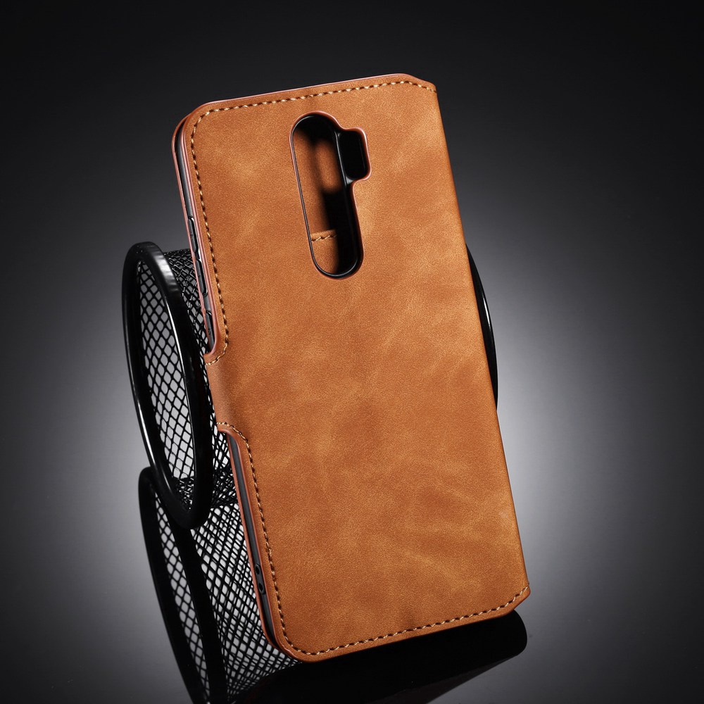 Bao da điện thoại PU TPU mềm nắp gập từ tính có 3 ngăn đựng thẻ phong cách cổ điển cho XIAOMI REDMI NOTE 8 PRO / NOTE8