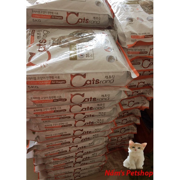 Thức ăn hạt Catrang cho mèo mọi lứa tuổi, thức ăn hạt Catsrang túi nhỏ 500g, 1kg
