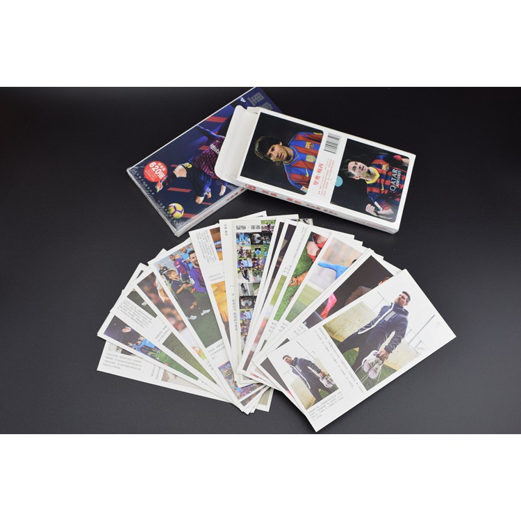 Bộ ảnh Postcard Ronaldo - Messi - Hazard - Neymar - Beckham