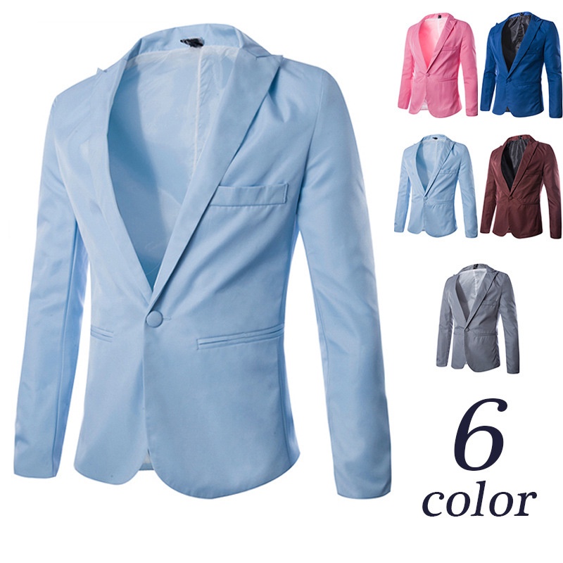 Áo khoác blazer phối nút thiết kế thời trang cho nam | BigBuy360 - bigbuy360.vn