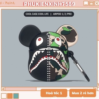 🔥 Case Ap 1/2 & Pro 🔥 Freeship 🔥 BEARBRICK - Cho Tai Nghe Không Dây (Bluetooth) - TGDĐ89