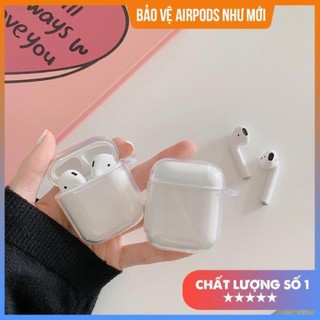 [Hàng Mới Về] Case Vỏ Bao Airpods Đựng Tai Nghe Airpod 1 2 Nhựa Trong Suốt