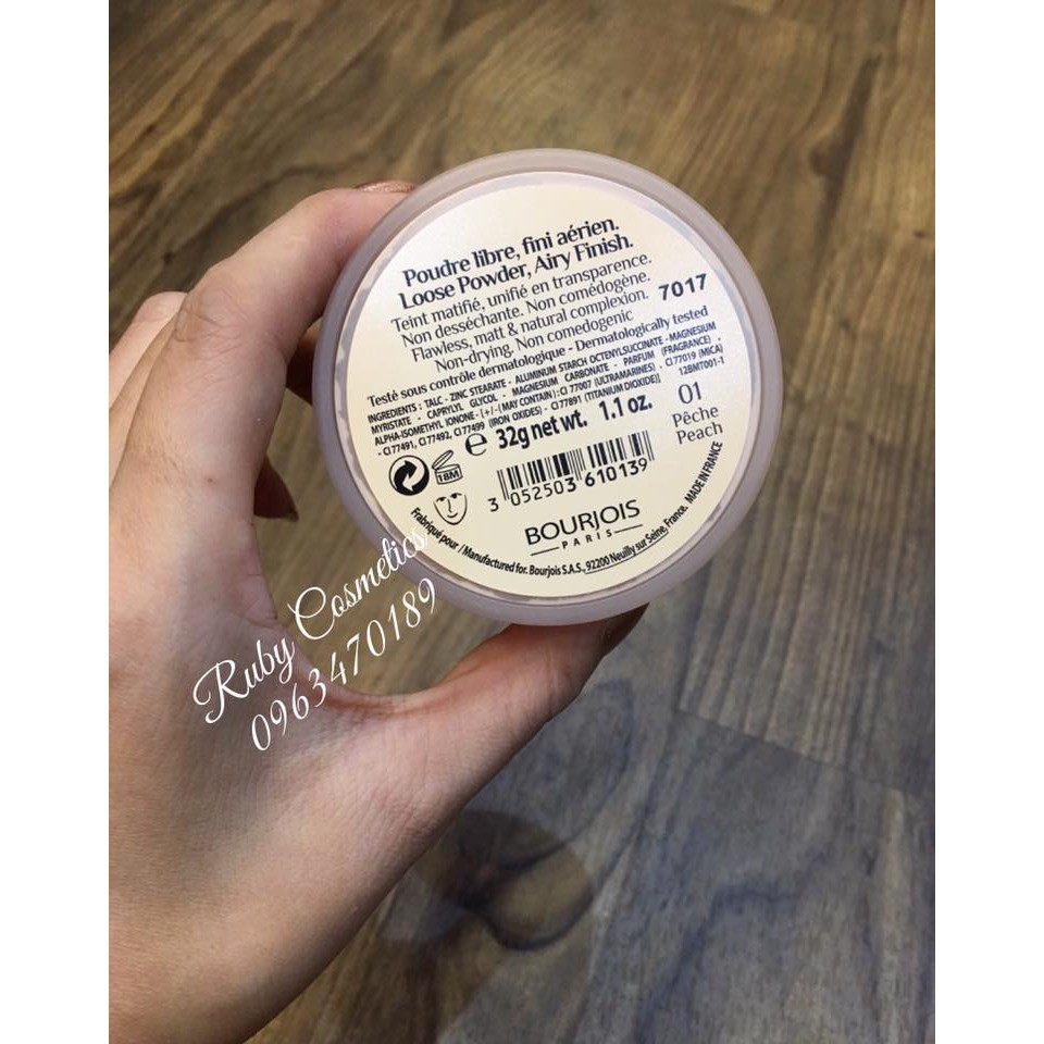 Phấn Phủ Bột Bourjois Paris Depuis Poudre Libre Loose Powder  ( kiềm dầu, da sáng mịn, bắt sáng) | BigBuy360 - bigbuy360.vn