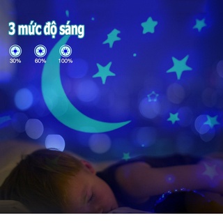 LED lãng mạn-Đèn Chiếu Sao 3D
