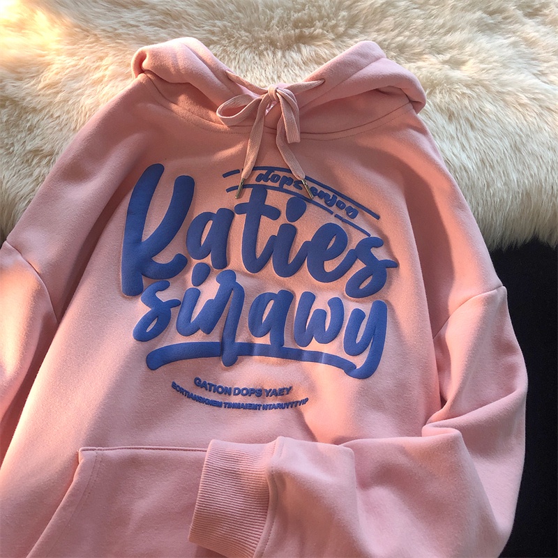 NRVP Áo Hoodie Dáng Rộng Thời Trang Hàn Quốc 2022 Dành Cho Nữ