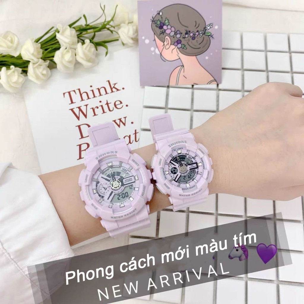 Phiên bản Hàn Quốc của đồng hồ thể thao thời trang đơn giản không thấm nước | BigBuy360 - bigbuy360.vn