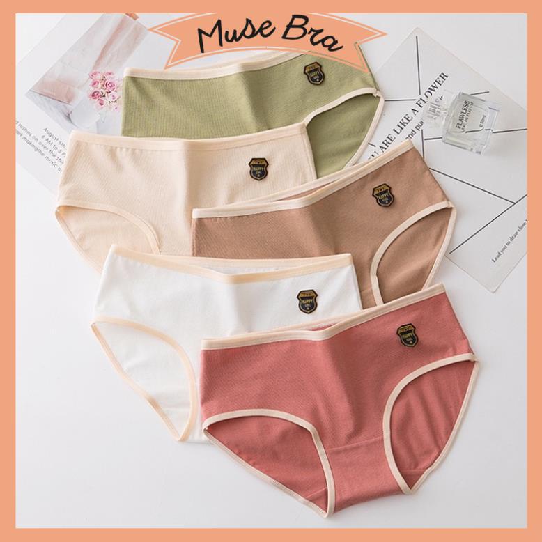 [Giá sỉ] Quần Lót Cotton Chất Mịn Hapy Girl (được Chọn màu)