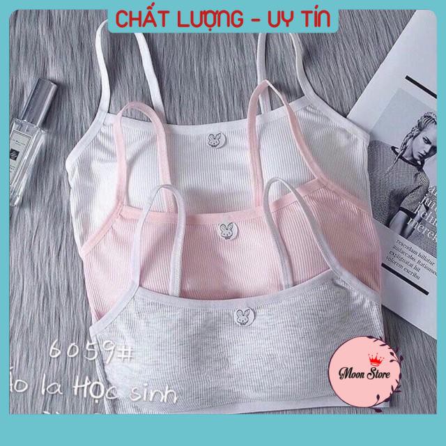 Áo lót học sinh, áo bra học sinh cotton gân tăm 6059