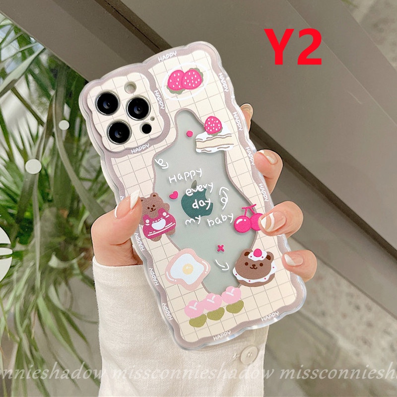 Ốp điện thoại TPU MissConnie dẻo dày dặn họa tiết gấu/ thỏ thích hợp cho IPhone 7 Plus 8Plus XS Max X XR 12 11 13 ProMax