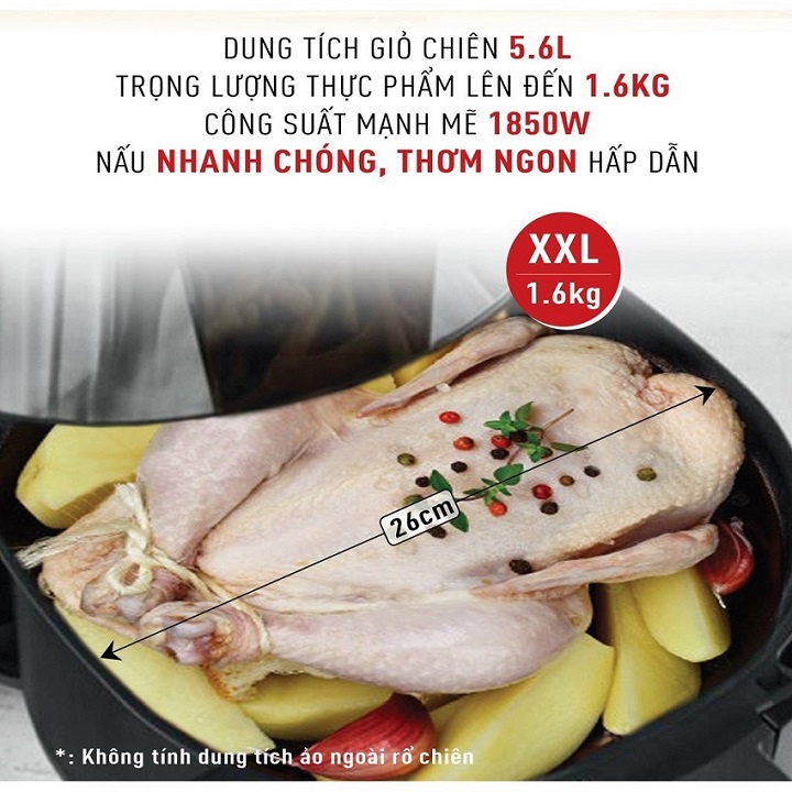 Nồi chiên không dầu Tefal EY701D15