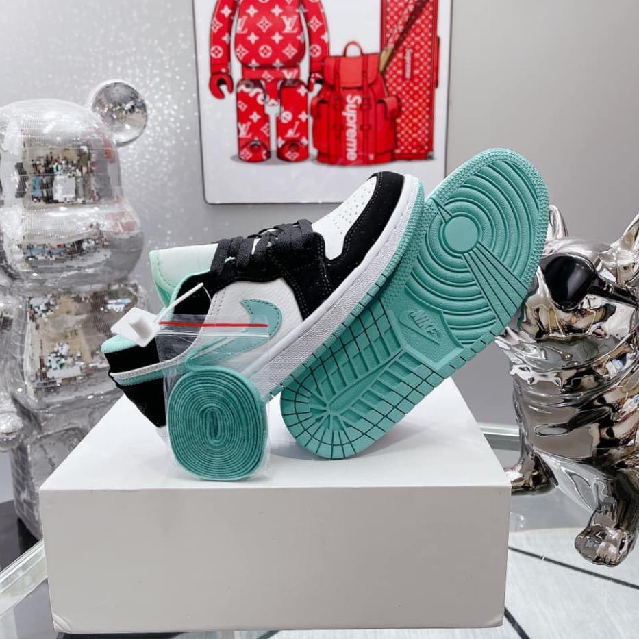 Giày 𝐉𝐨𝐫𝐝𝐚𝐧 1 Cổ Thấp Nam Nữ, Giày Sneaker JD 1 Xanh Ngọc Cổ Thấp Thời Trang Cao Cấp Hottrend 2022