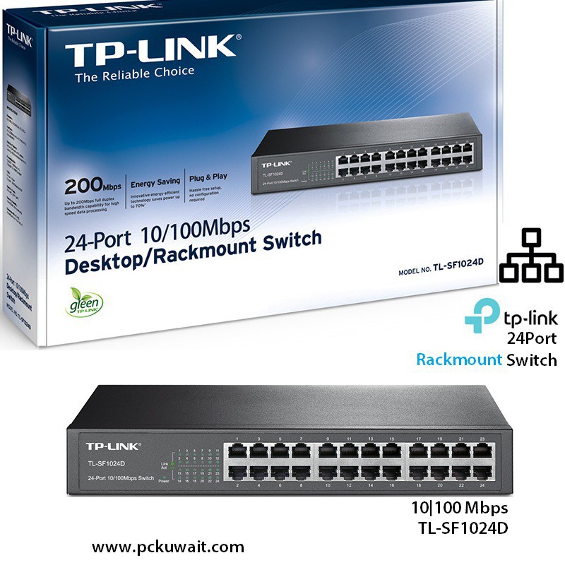 Switch chia mạng 24 cổng Tp-link SF1024D