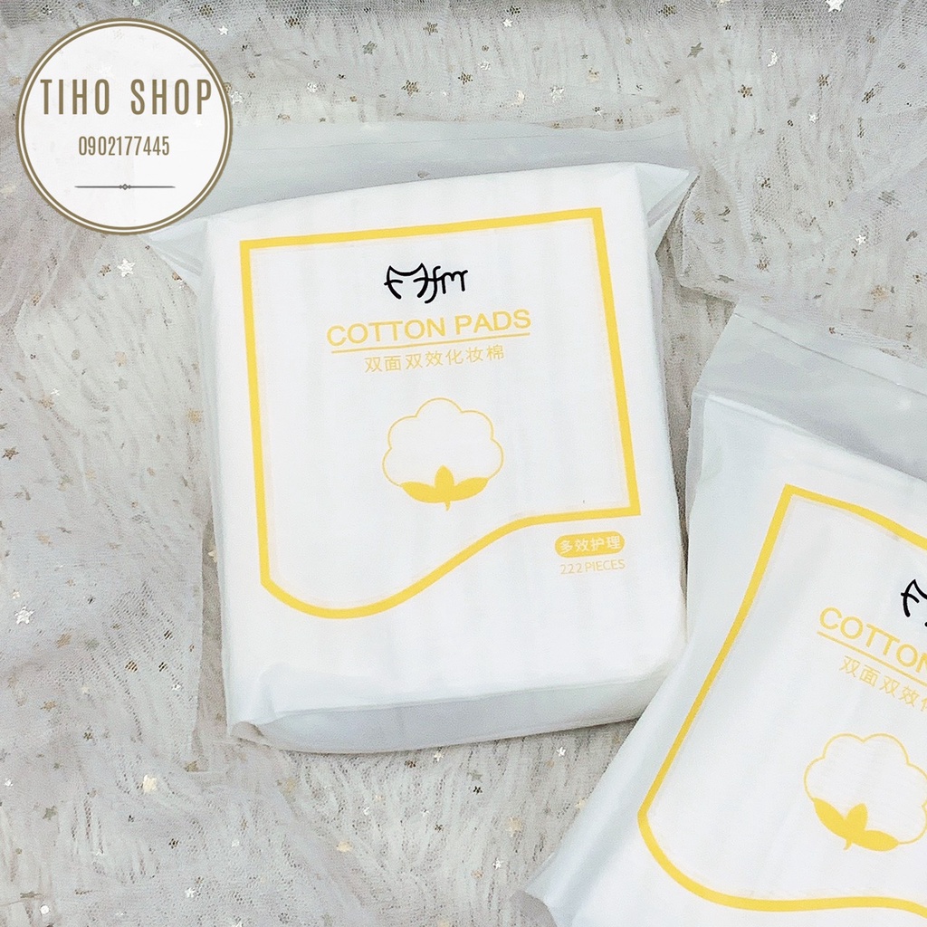 Bông tẩy trang 222 miếng 3 lớp cotton Pads