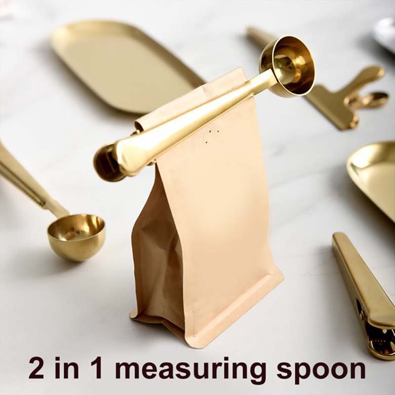 Muỗng cà phê bằng thép không gỉ 2 trong 1