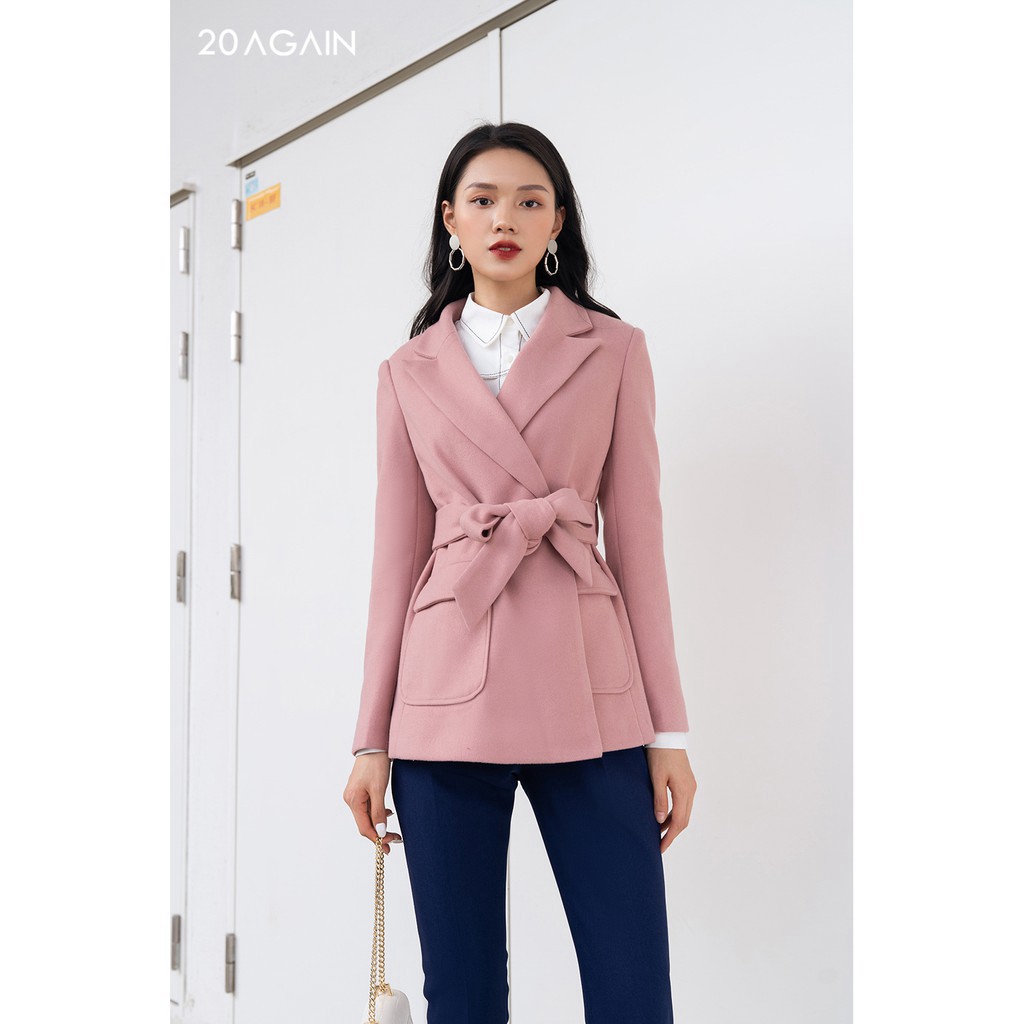Áo Khoác dạ dài 2 túi có nắp KDA0940 92WEAR