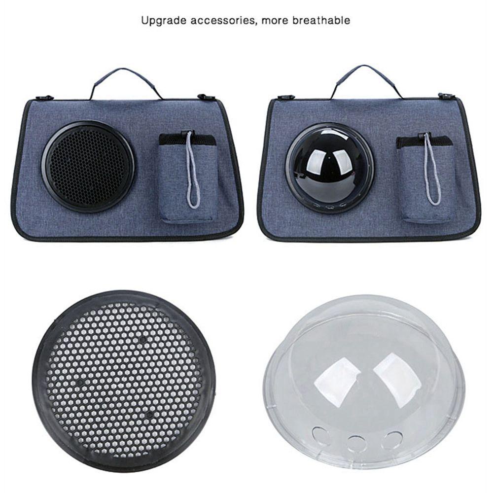 Giovanni 1 Túi Xách Vải Oxford Có Cửa Sổ Và Túi Bên Hông Thoáng Khí Đựng Thú Cưng Đi Du Lịch