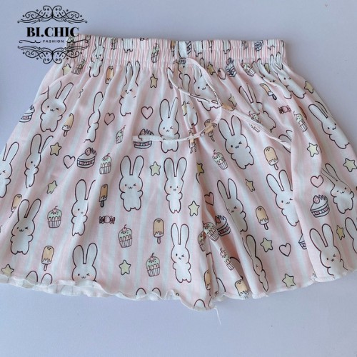 quần short nữ họa tiết Kitty - Bi.Chic - quần đùi nữ mặc nhà thoáng mát cực kỳ cute