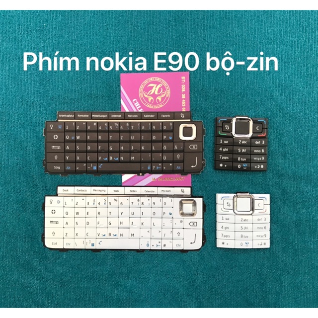 Bàn phím nokia E90 (bộ) zin-mới 100%