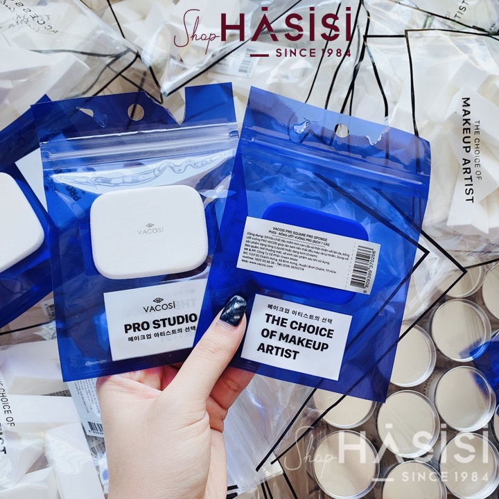 Bông Phấn Ướt Vuông Nhỏ VACOSI - PU03 Pro