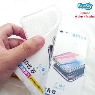 Ốp lưng Iphone 6 Plus / 6s Plus chống sốc dẻo trong 6D