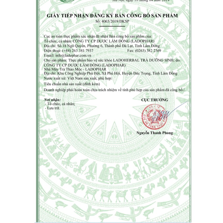 Trà túi lọc Trà Dưỡng Sinh - Túi 50 túi lọc | BigBuy360 - bigbuy360.vn