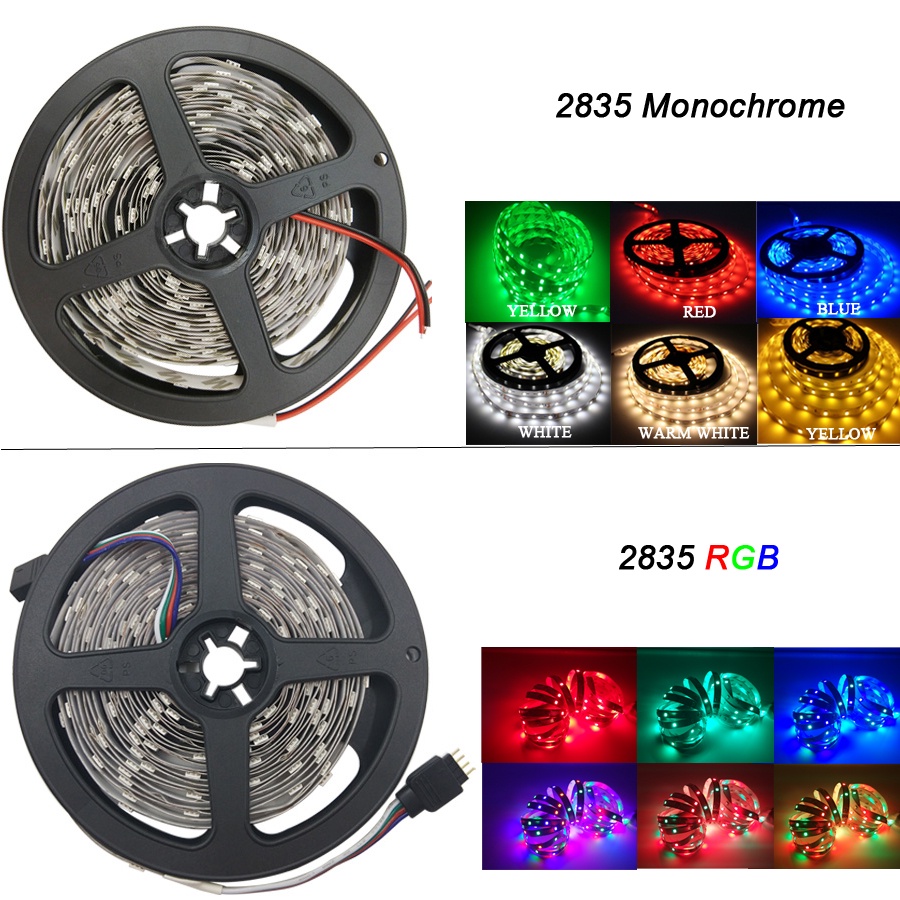 Dây Đèn led 5M 300 Bóng DC 12V 2835 SMD Str 12V Dùng Để Trang Trí